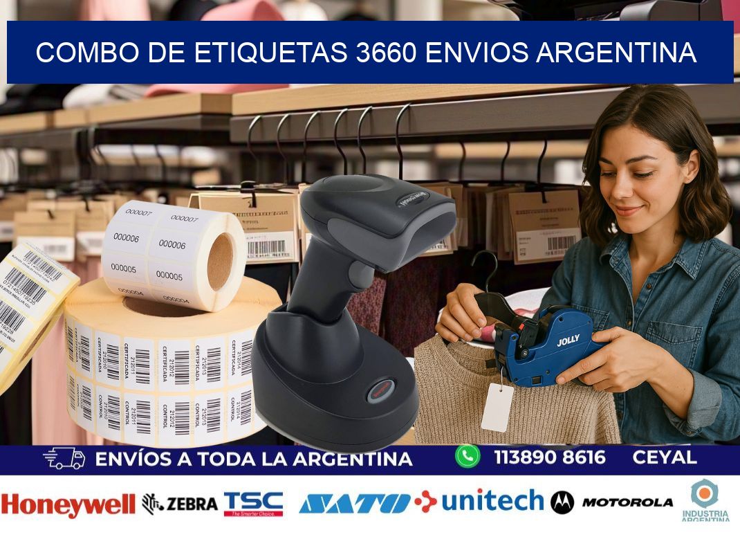Combo de etiquetas 3660 ENVIOS ARGENTINA