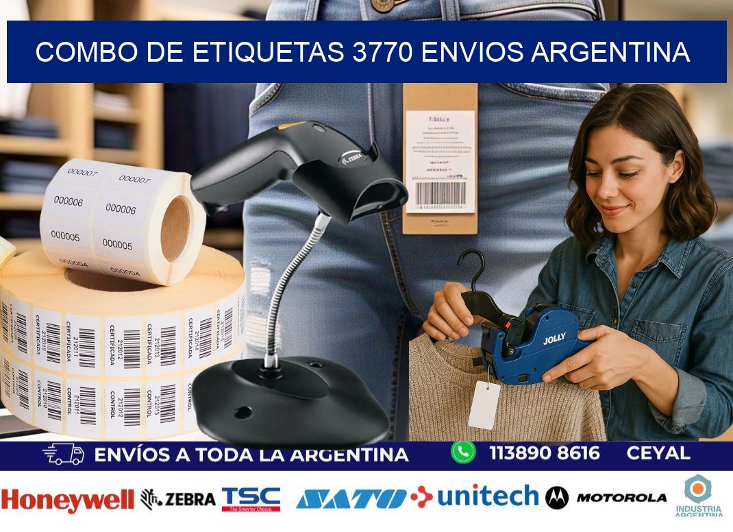 Combo de etiquetas 3770 ENVIOS ARGENTINA