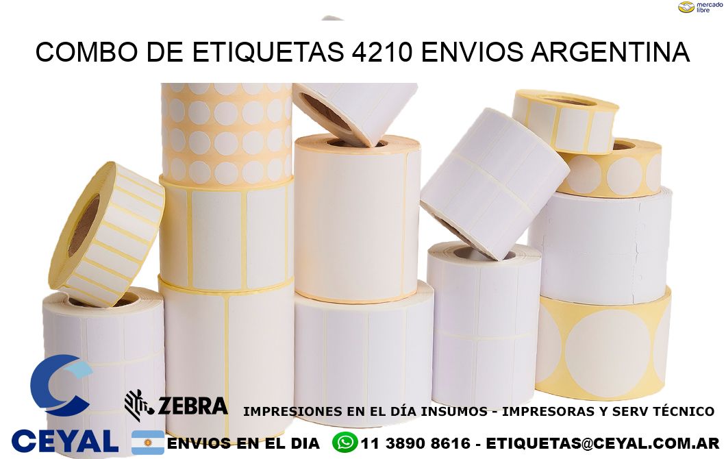 Combo de etiquetas 4210 ENVIOS ARGENTINA
