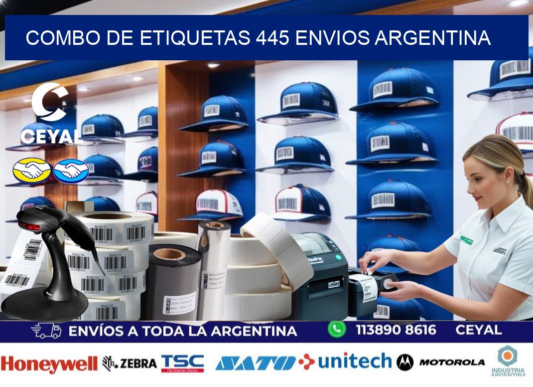 Combo de etiquetas 445 ENVIOS ARGENTINA