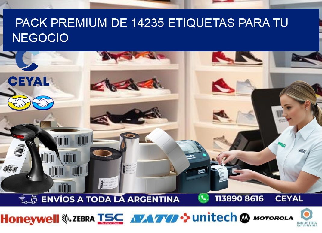 Pack premium de 14235 etiquetas para tu negocio