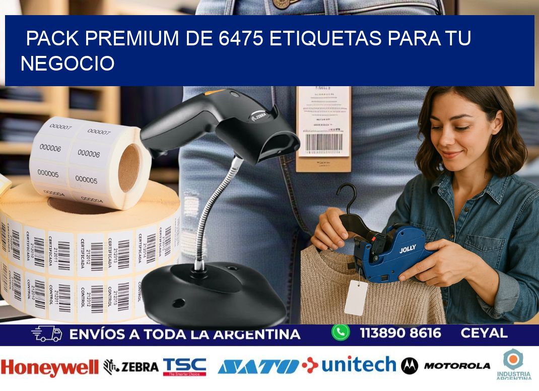 Pack premium de 6475 etiquetas para tu negocio