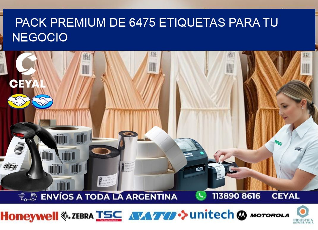 Pack premium de 6475 etiquetas para tu negocio
