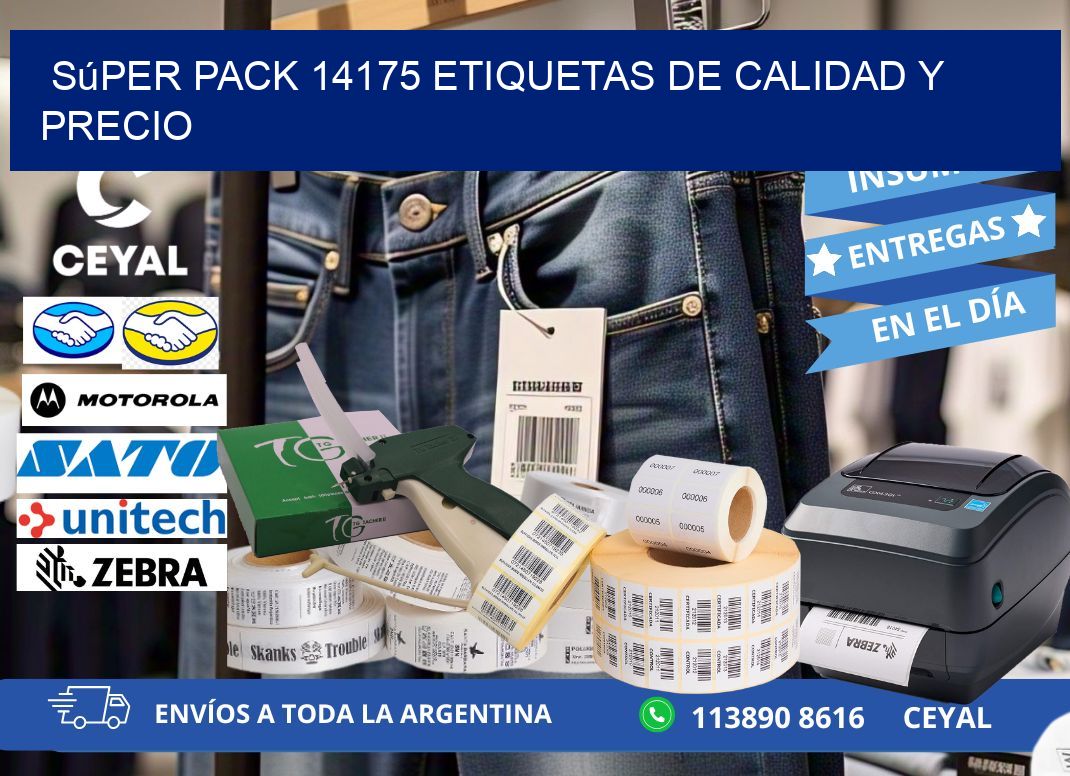 Súper pack 14175 etiquetas de calidad y precio