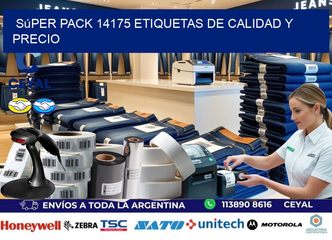 Súper pack 14175 etiquetas de calidad y precio