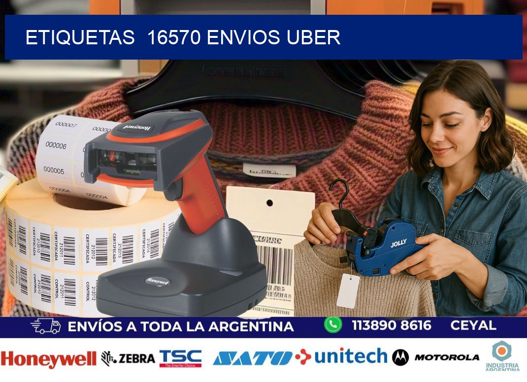 etiquetas  16570 ENVIOS UBER