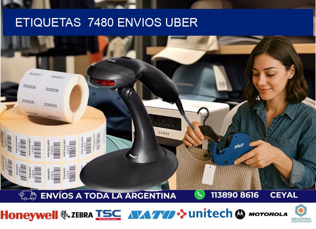 etiquetas  7480 ENVIOS UBER