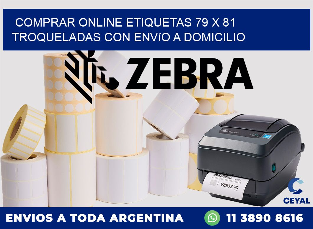 Comprar online etiquetas 79 x 81 troqueladas con envío a domicilio