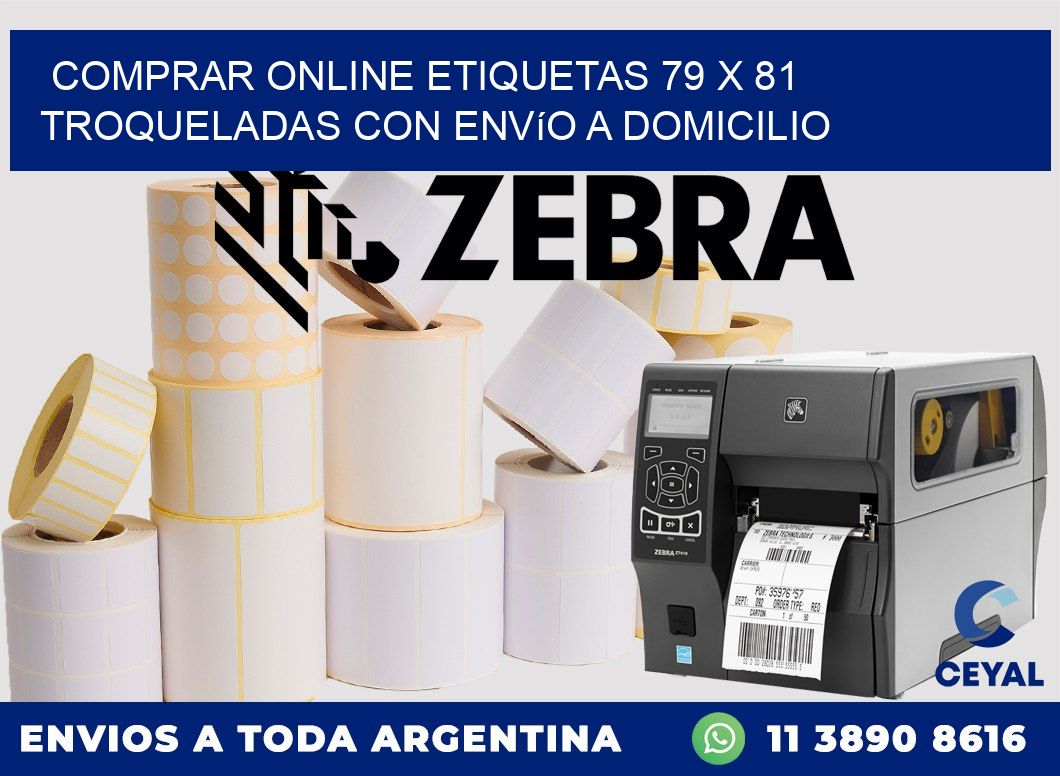 Comprar online etiquetas 79 x 81 troqueladas con envío a domicilio