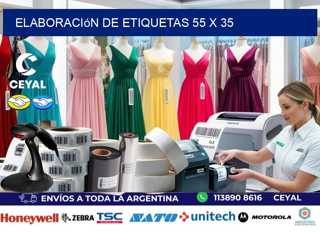 elaboración de etiquetas 55 x 35