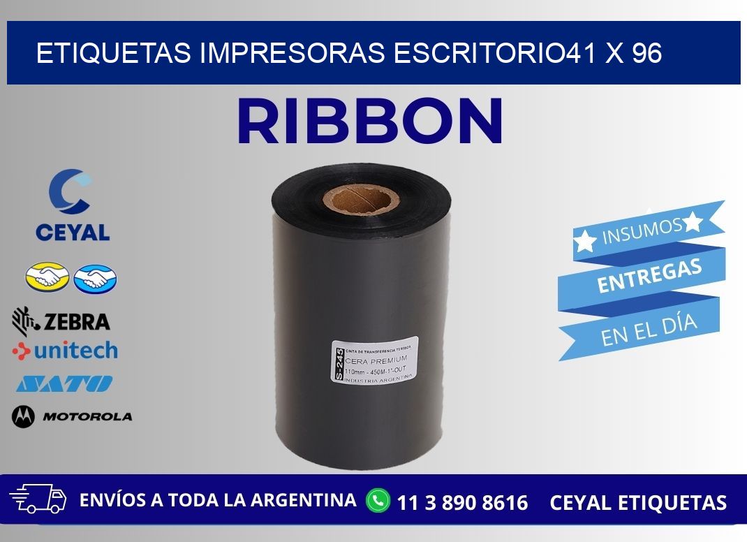 etiquetas impresoras escritorio41 x 96