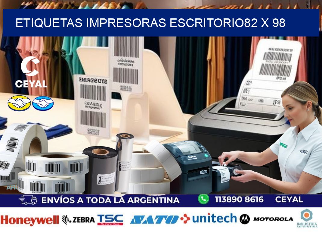 etiquetas impresoras escritorio82 x 98