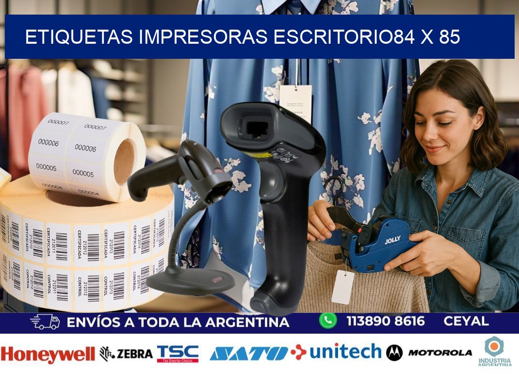 etiquetas impresoras escritorio84 x 85