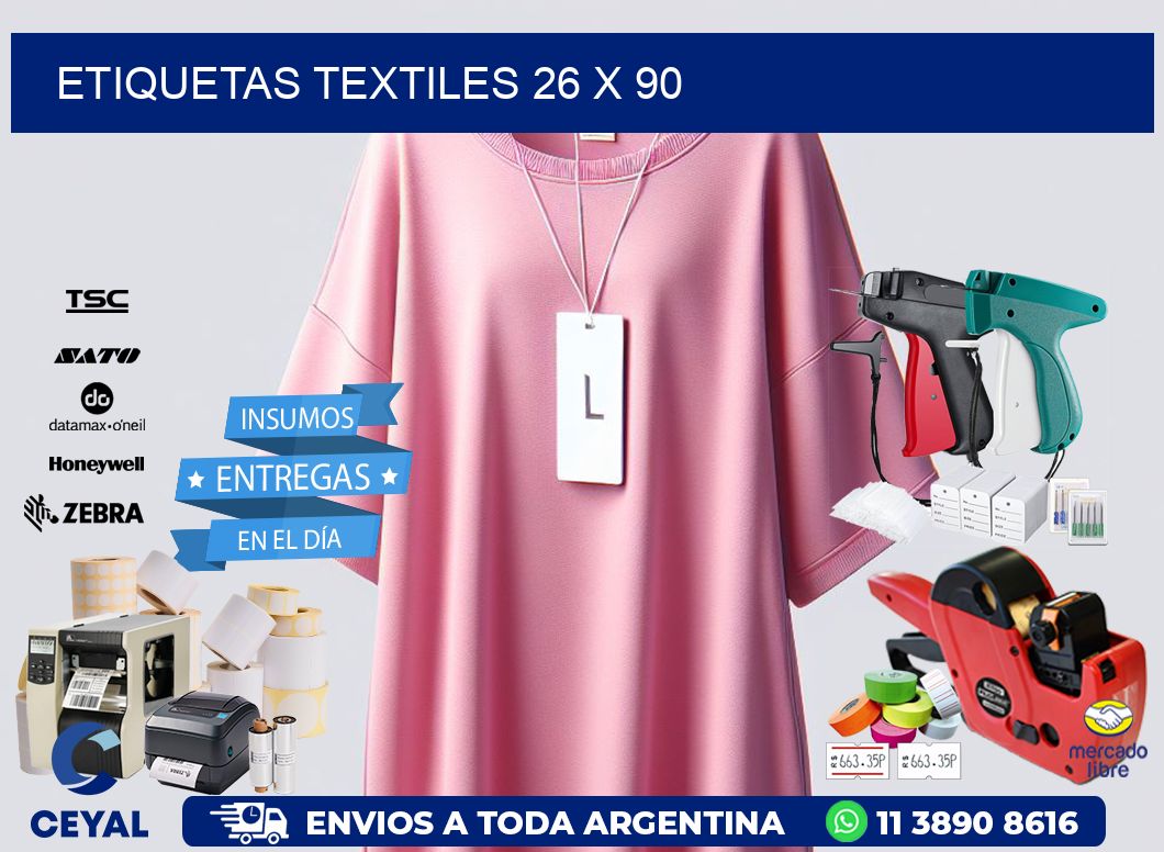 etiquetas textiles 26 x 90