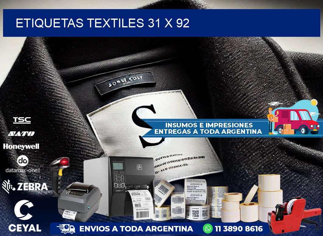 etiquetas textiles 31 x 92