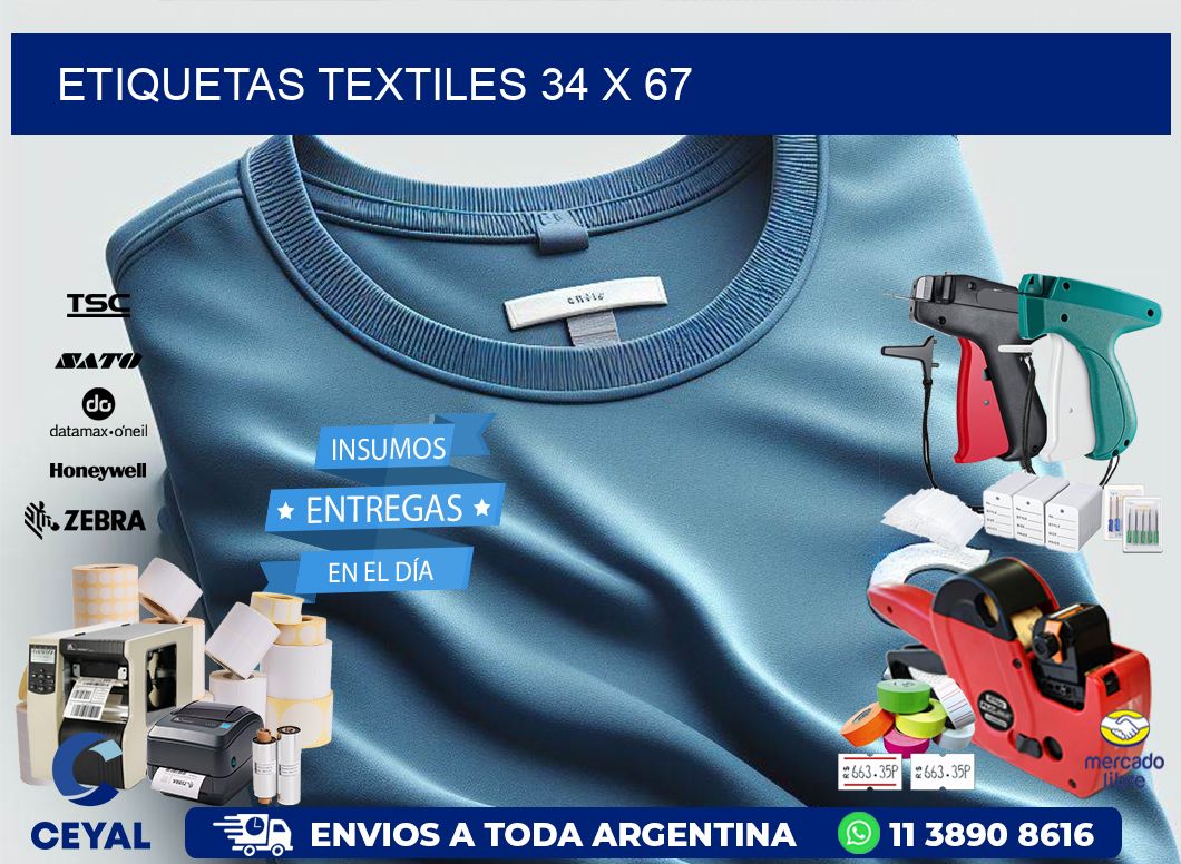 etiquetas textiles 34 x 67