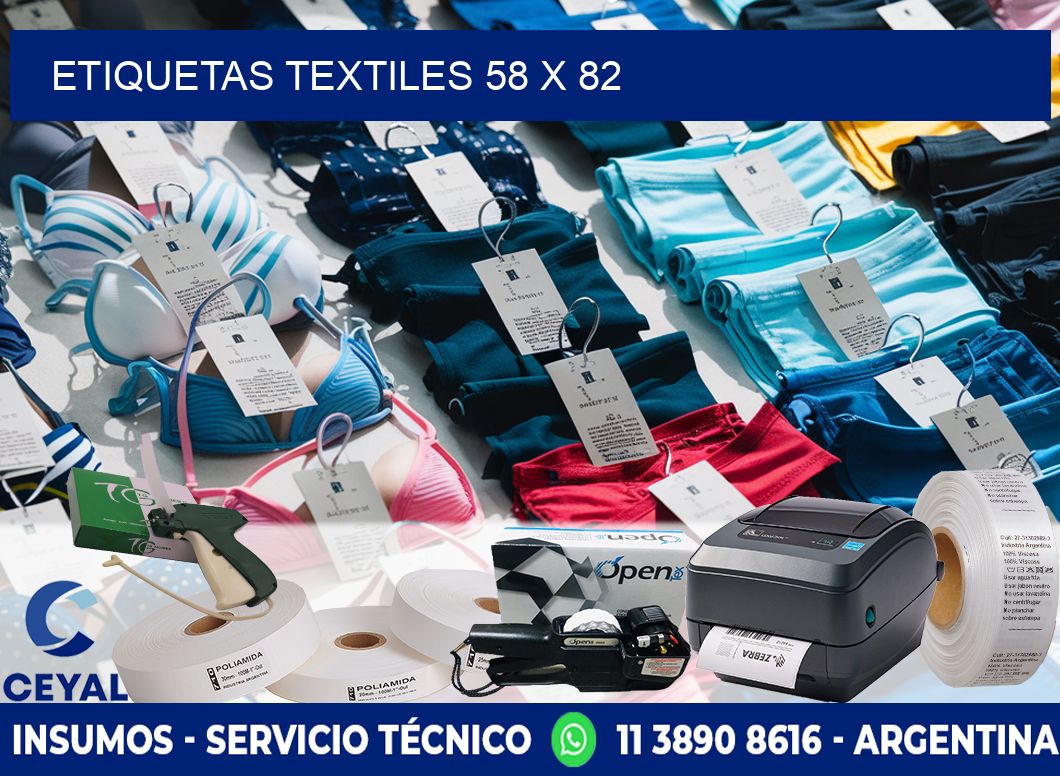 etiquetas textiles 58 x 82