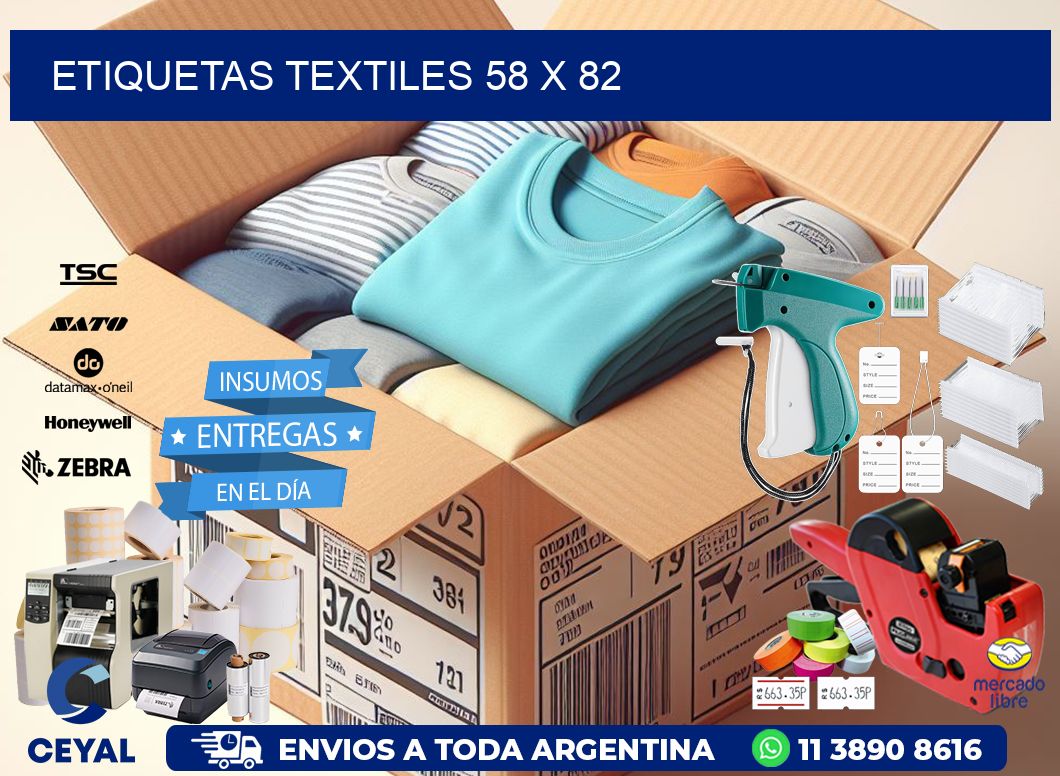 etiquetas textiles 58 x 82