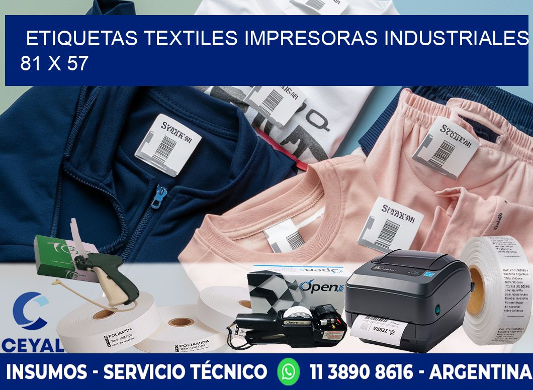 etiquetas textiles impresoras industriales 81 x 57