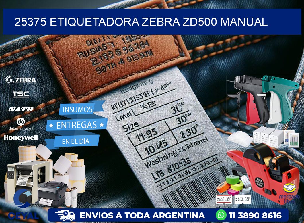 25375 Etiquetadora Zebra ZD500 manual