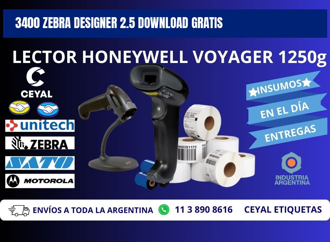 3400 Zebra designer 2.5 download gratis