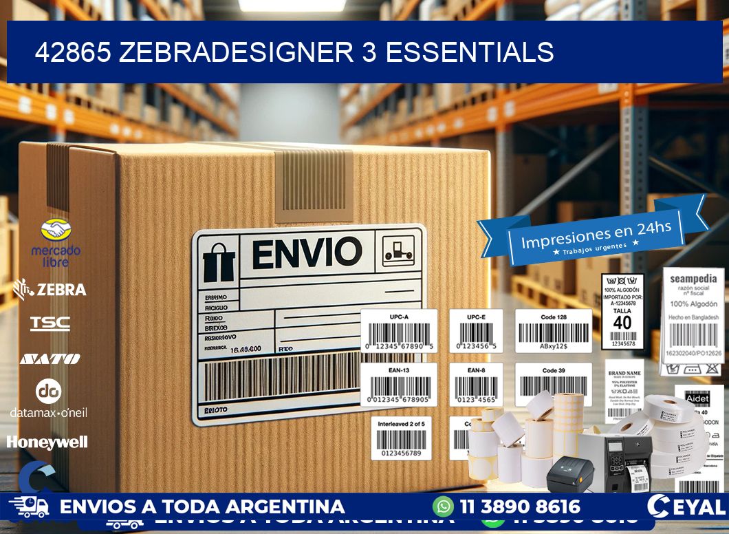 42865 ZebraDesigner 3 Essentials