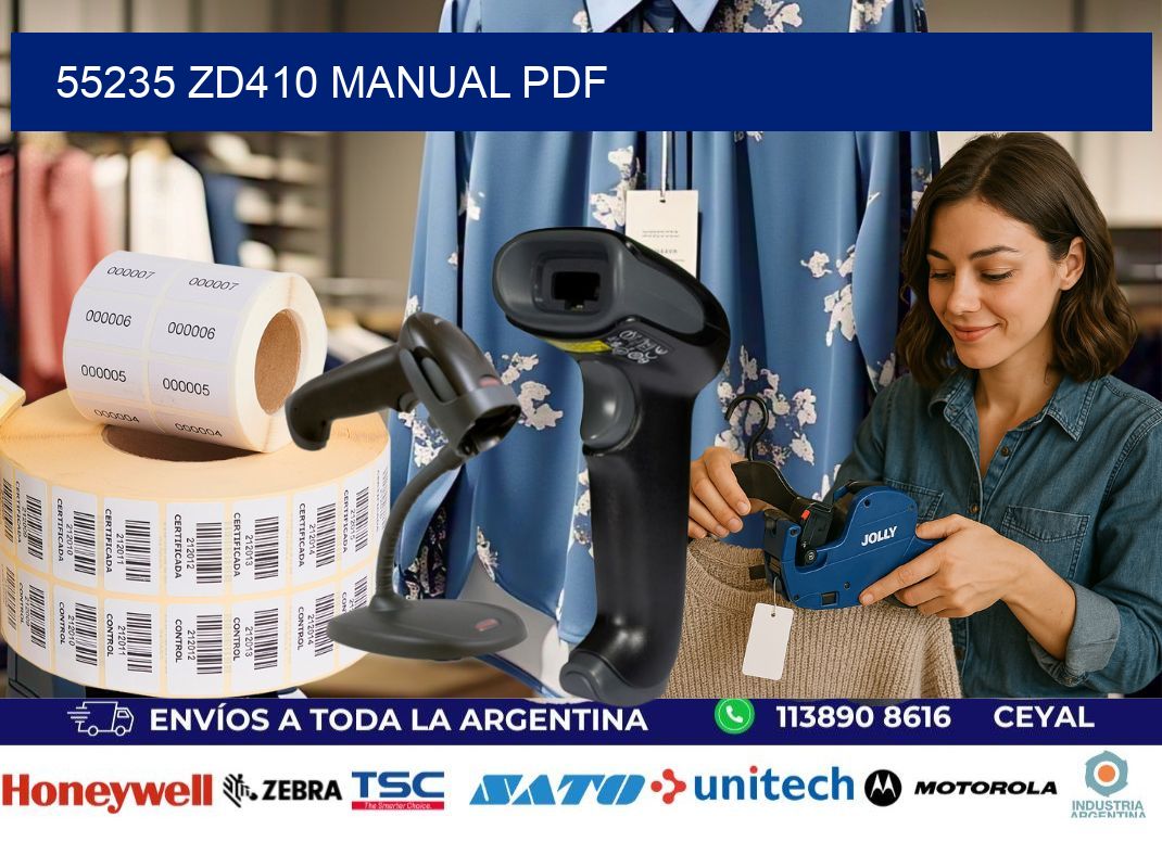 55235 ZD410 manual PDF