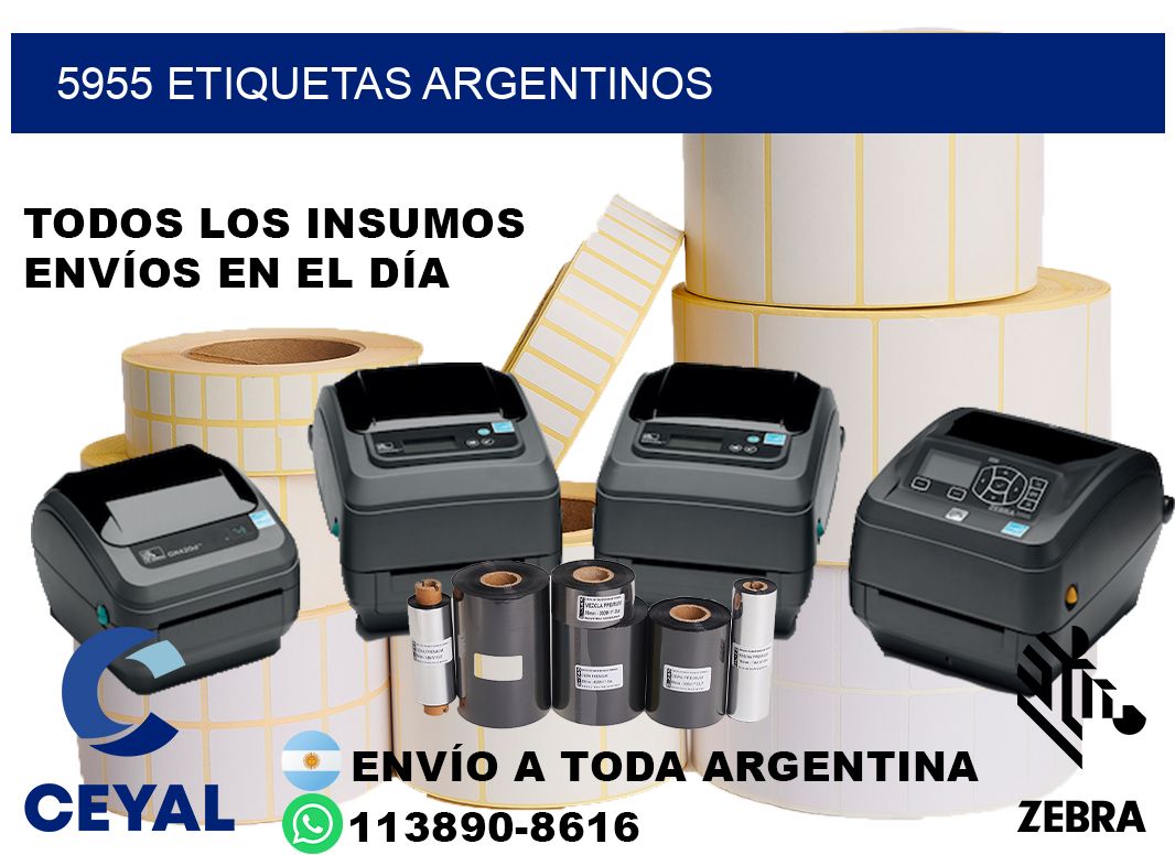 5955 Etiquetas argentinos