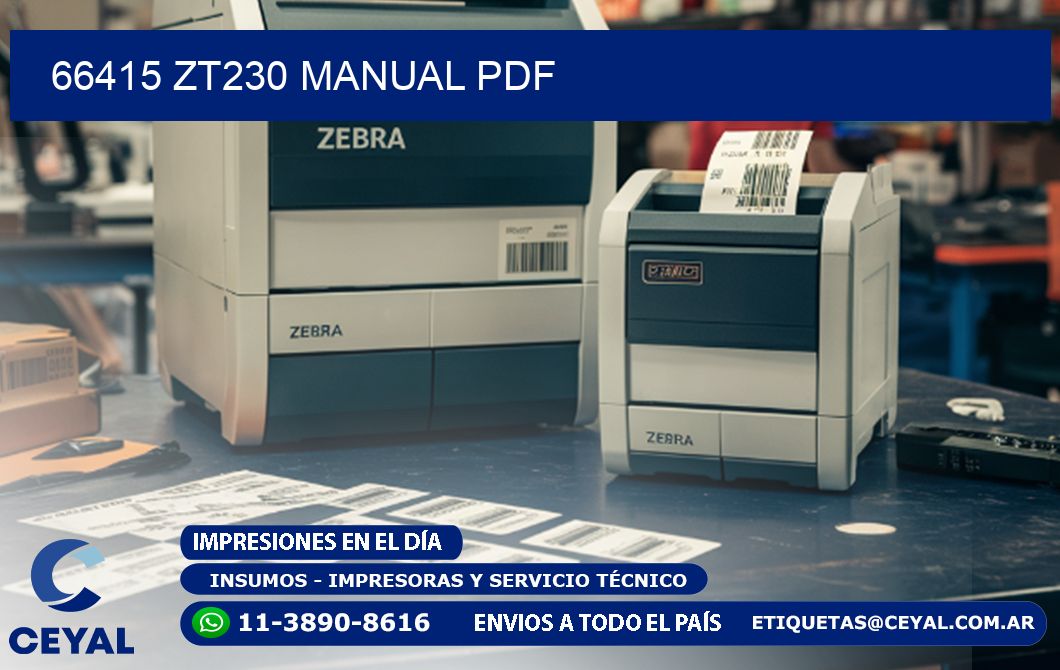 66415 ZT230 manual PDF