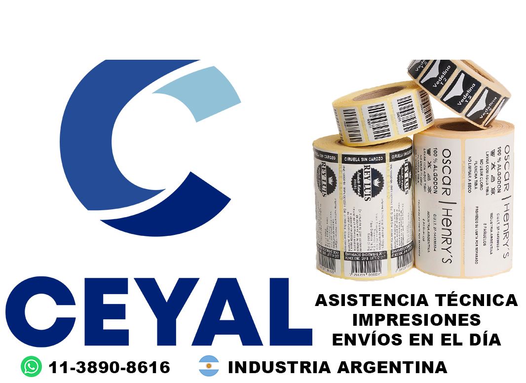 70965 etiqueta de tela zebra