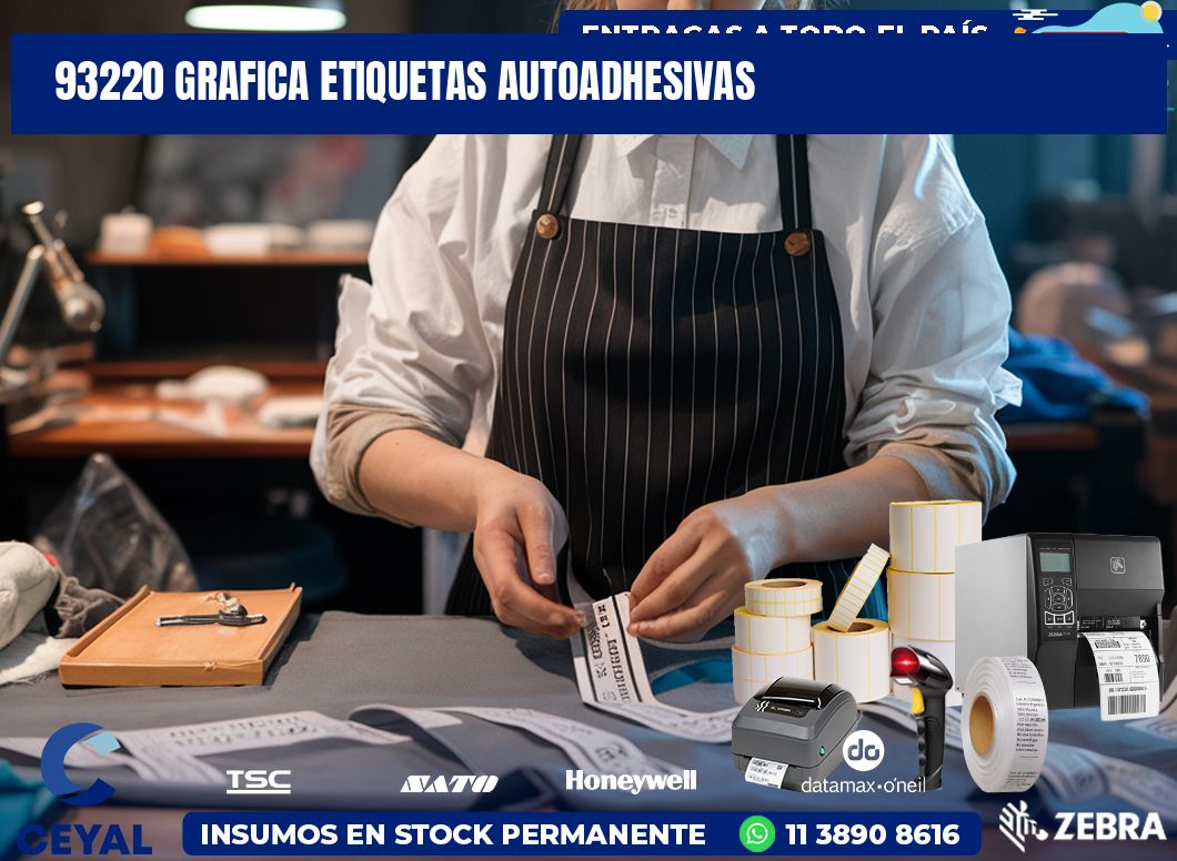 93220 Grafica etiquetas autoadhesivas