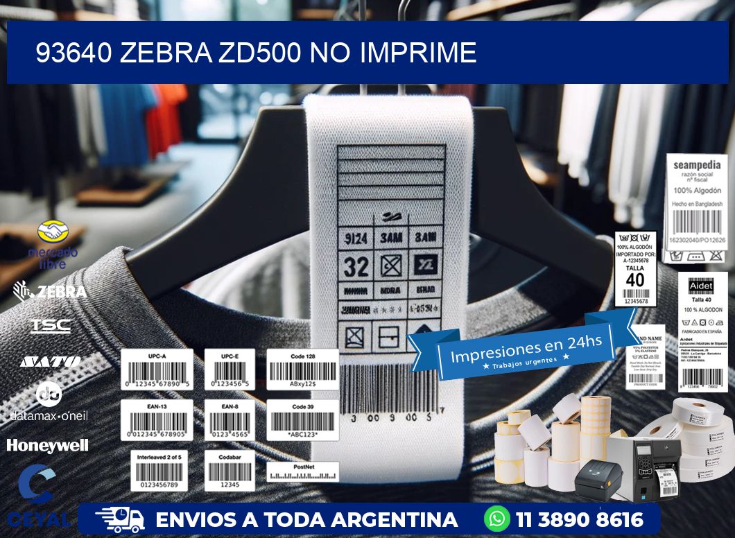 93640 Zebra ZD500 no imprime