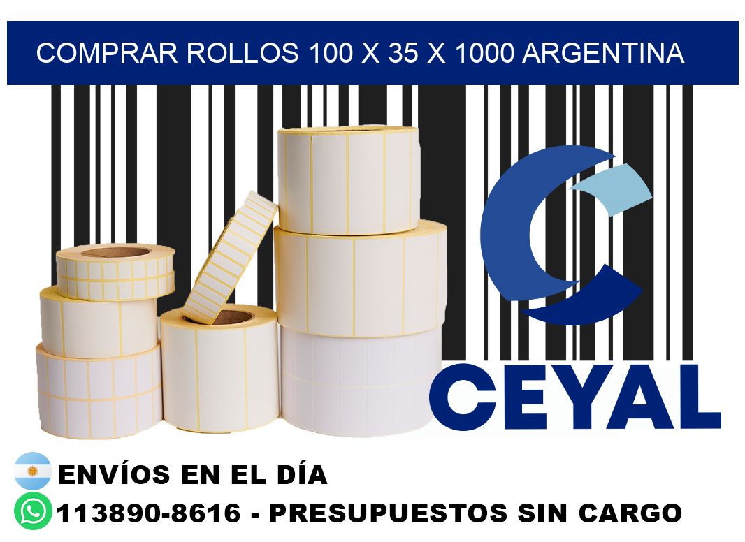 Comprar Rollos 100 x 35 x 1000 argentina