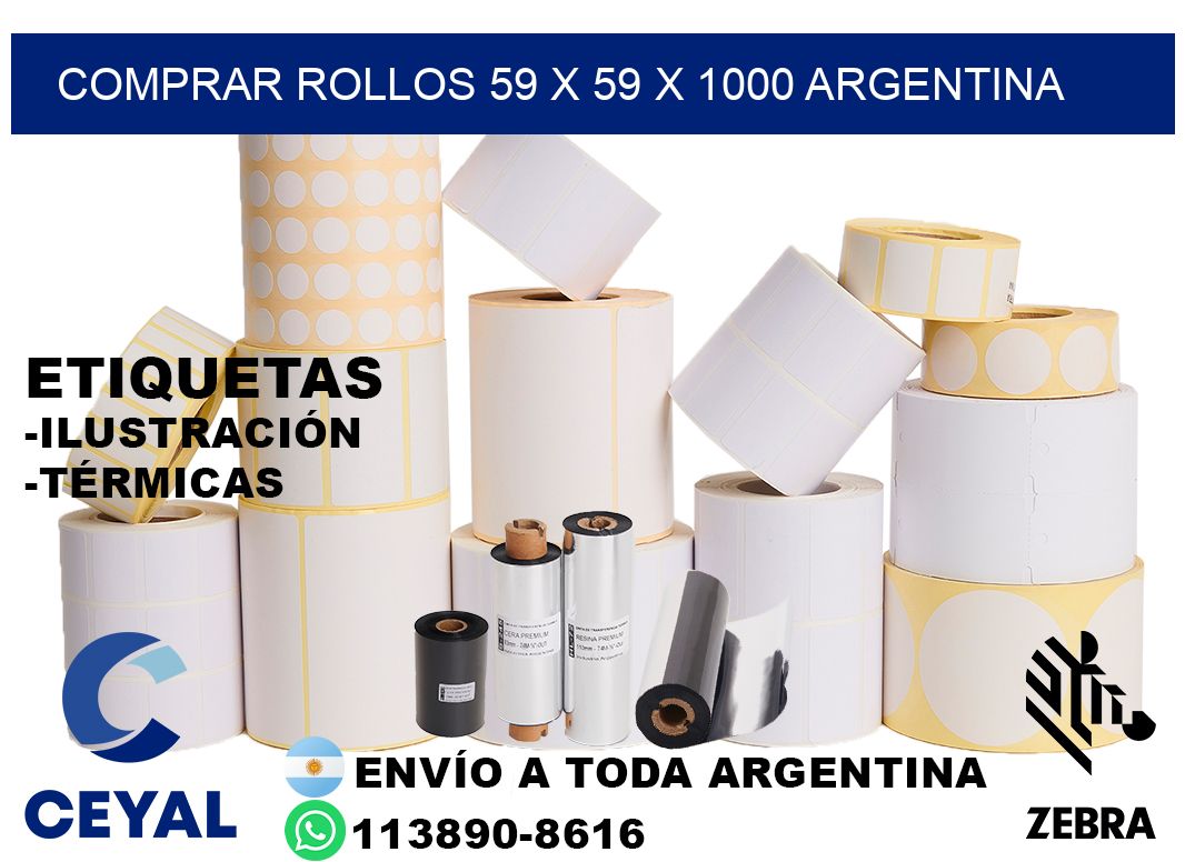 Comprar Rollos 59 x 59 x 1000 argentina