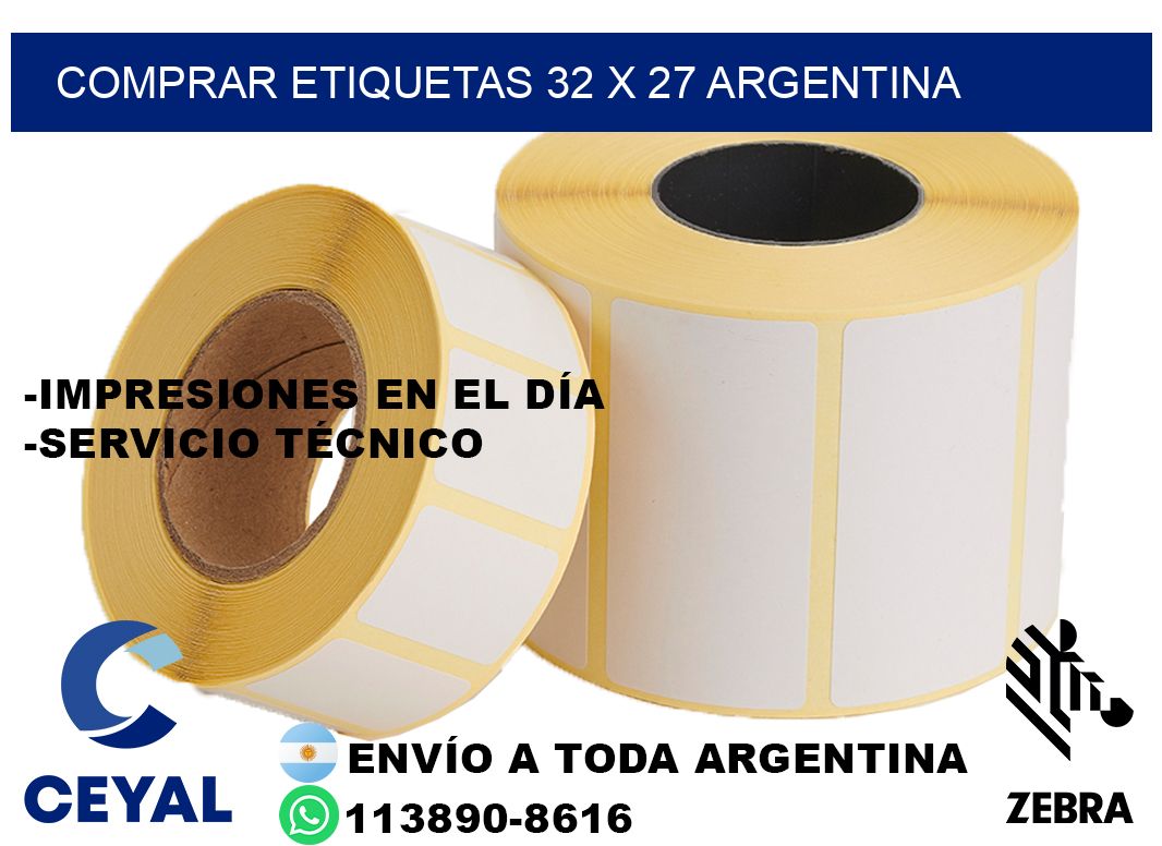Comprar etiquetas 32 x 27 argentina