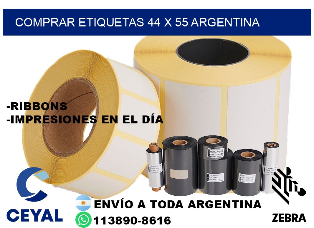 Comprar etiquetas 44 x 55 argentina