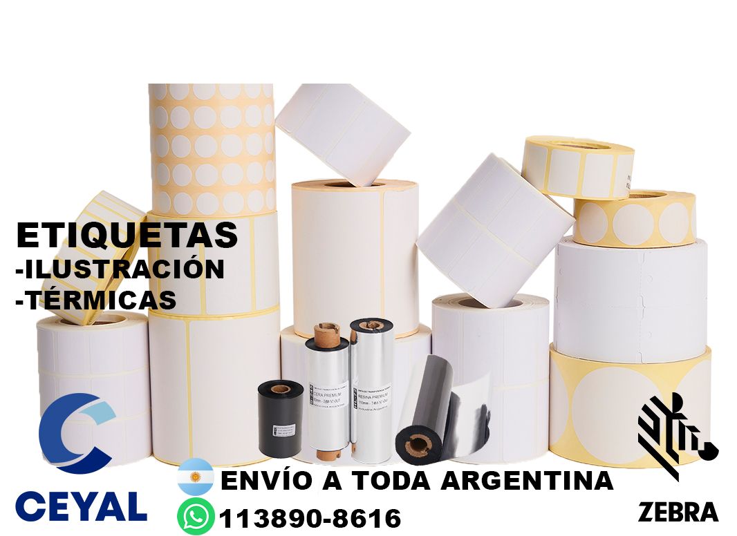 Comprar etiquetas 74 x 35 argentina