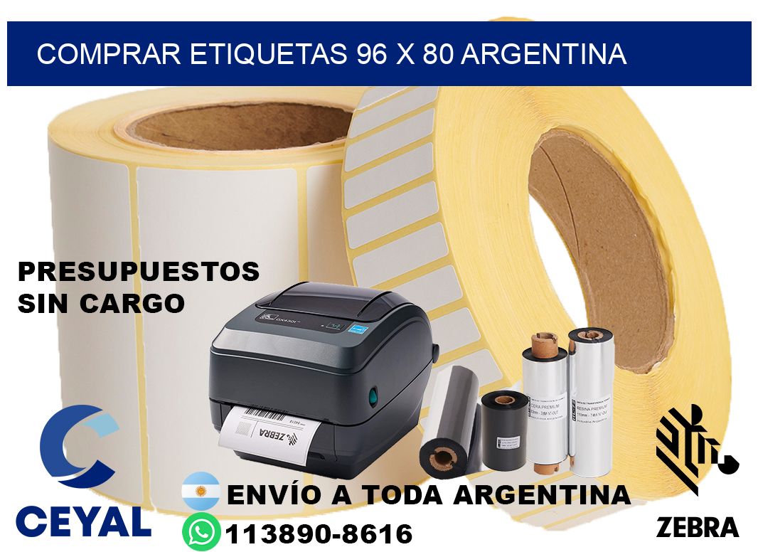 Comprar etiquetas 96 x 80 argentina