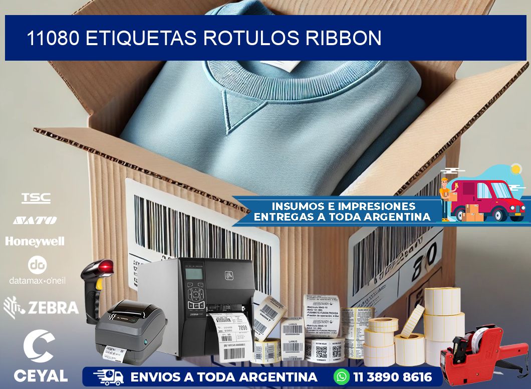 11080 Etiquetas rotulos ribbon