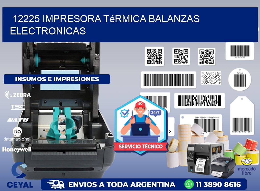 12225 impresora térmica balanzas electronicas