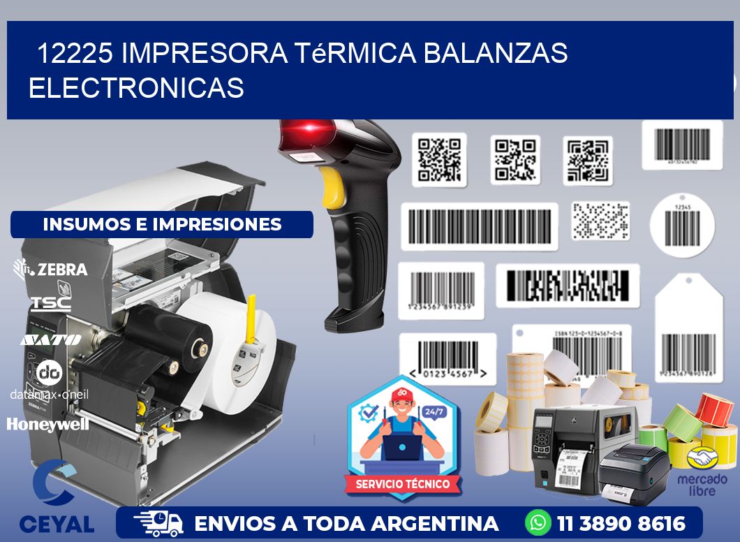 12225 impresora térmica balanzas electronicas