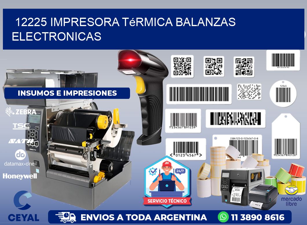 12225 impresora térmica balanzas electronicas
