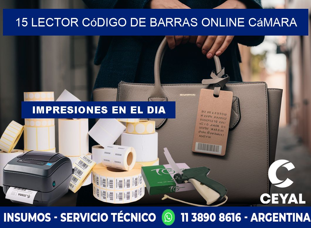 15 Lector código de barras online cámara