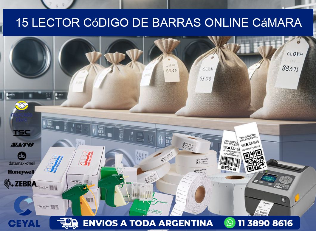 15 Lector código de barras online cámara