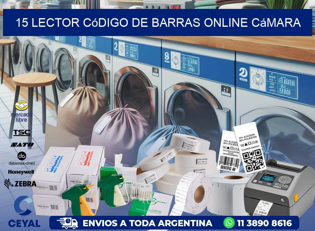 15 Lector código de barras online cámara