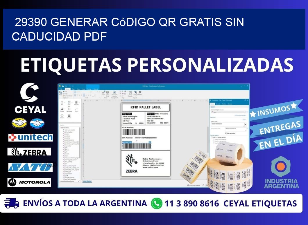 29390 Generar código QR gratis sin caducidad PDF