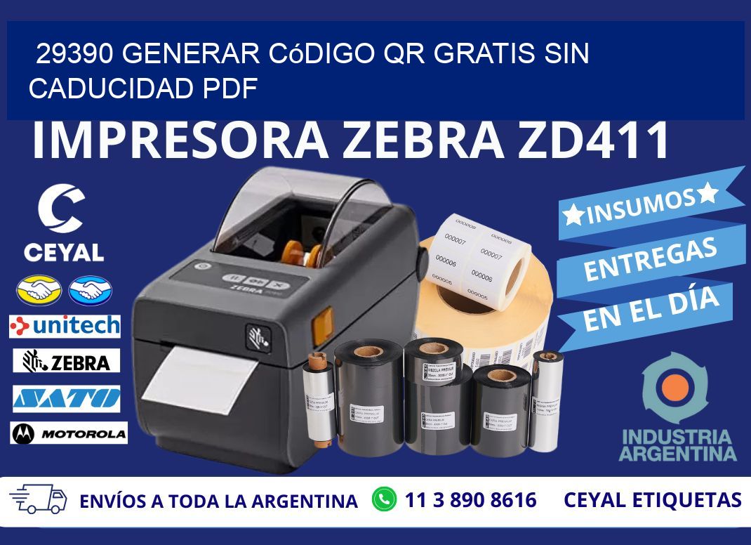 29390 Generar código QR gratis sin caducidad PDF