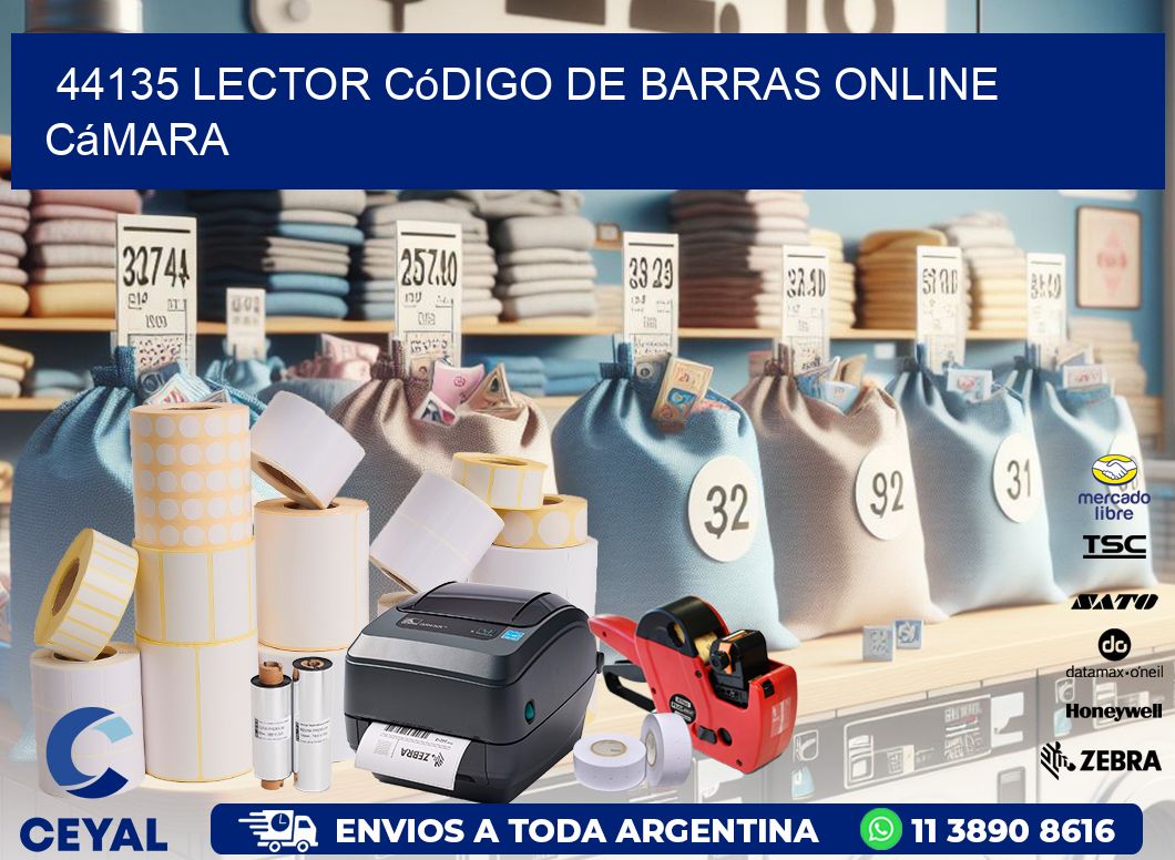 44135 Lector código de barras online cámara