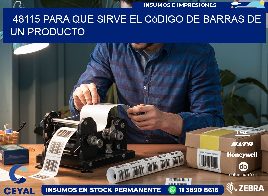 48115 Para que sirve el código de barras de un producto