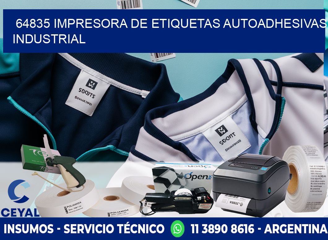 64835 Impresora de etiquetas autoadhesivas industrial